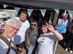 Ulle Schauws MdB (Bündnis 90 Die Grünen) schaut wie jedes Jahr beim together vorbei